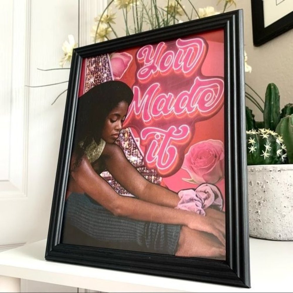 Deluxe Pink Dancer Theme Handmade 8x10 Collage